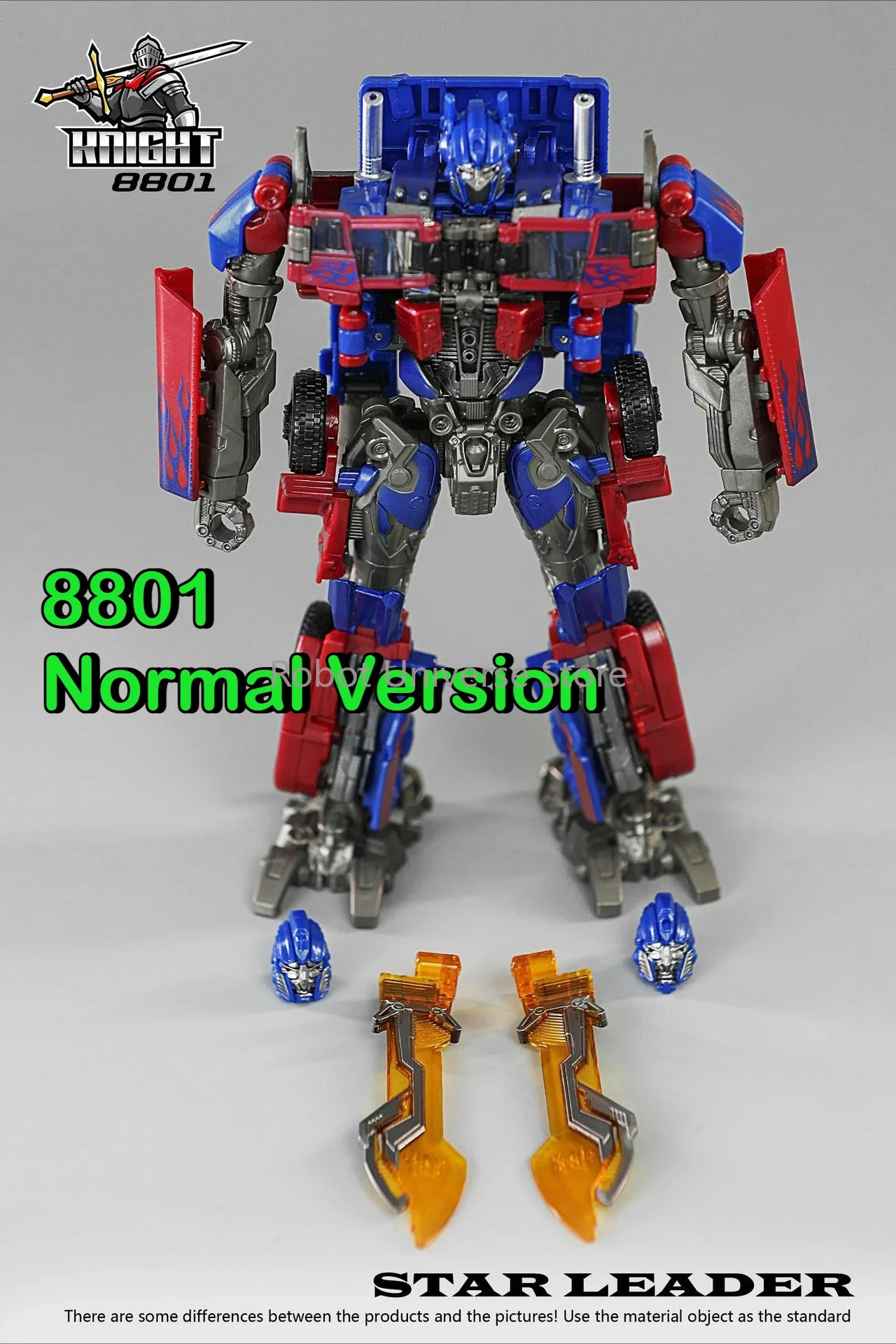 Transformator Spielzeug BaiWei 8801 SS05 KO Optimus Roboter Verformung Modell OP Commander 18 cm Action Figur Legierung Auto Kinder Junge geschenk