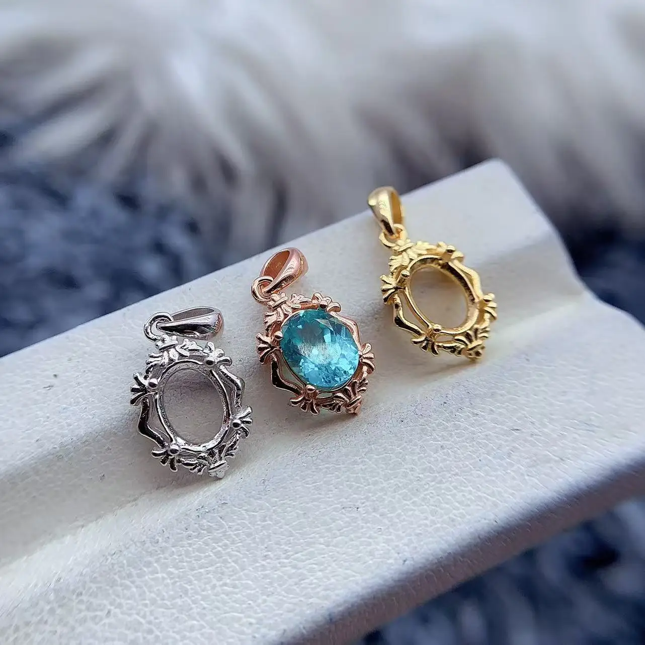 

MeiBaPJ Инкрустация Овальный 6*8 мм Стерлинговое Серебро S925 Изысканный кулон «сделай сам» Женские универсальные трендовые изысканные очаровательные ювелирные изделия оптом