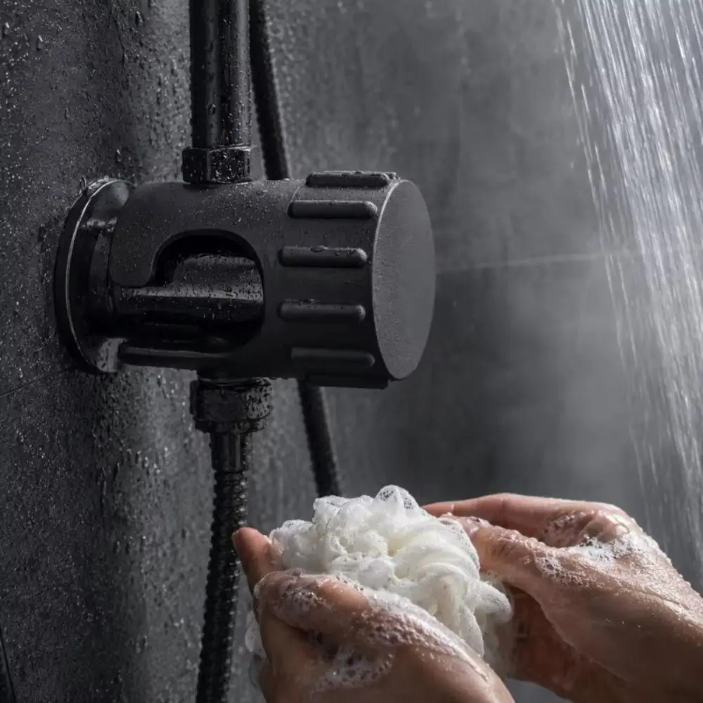 Practical PLA Shower Timer Button Holder Waterproof 3D Printing Shower Push Lock Simple Water Control Button Holder Gym Facility
