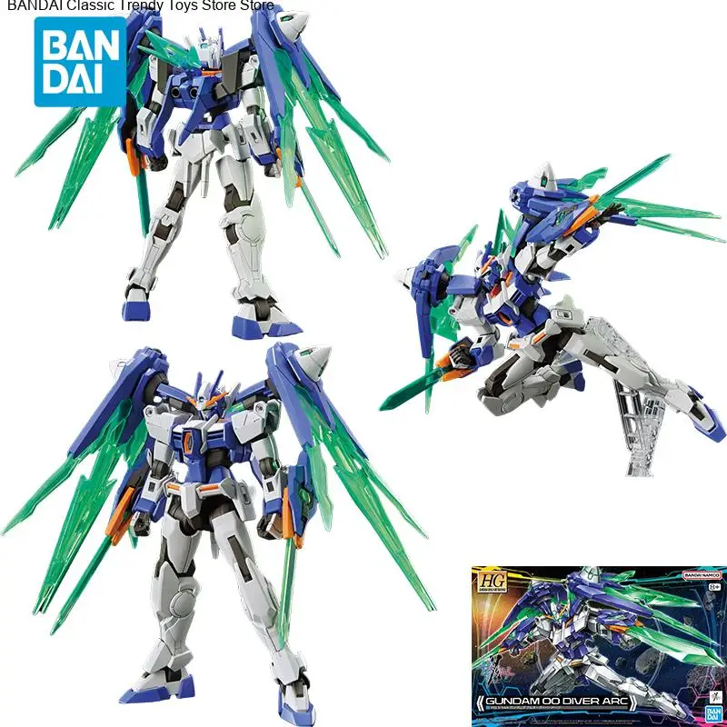 

Spot Direct Delivery Bandai Original Anime Collectible GUNDAM Model HG 1/144 GUNDAM OO DIVER ARC Action Figure Toys For Kids