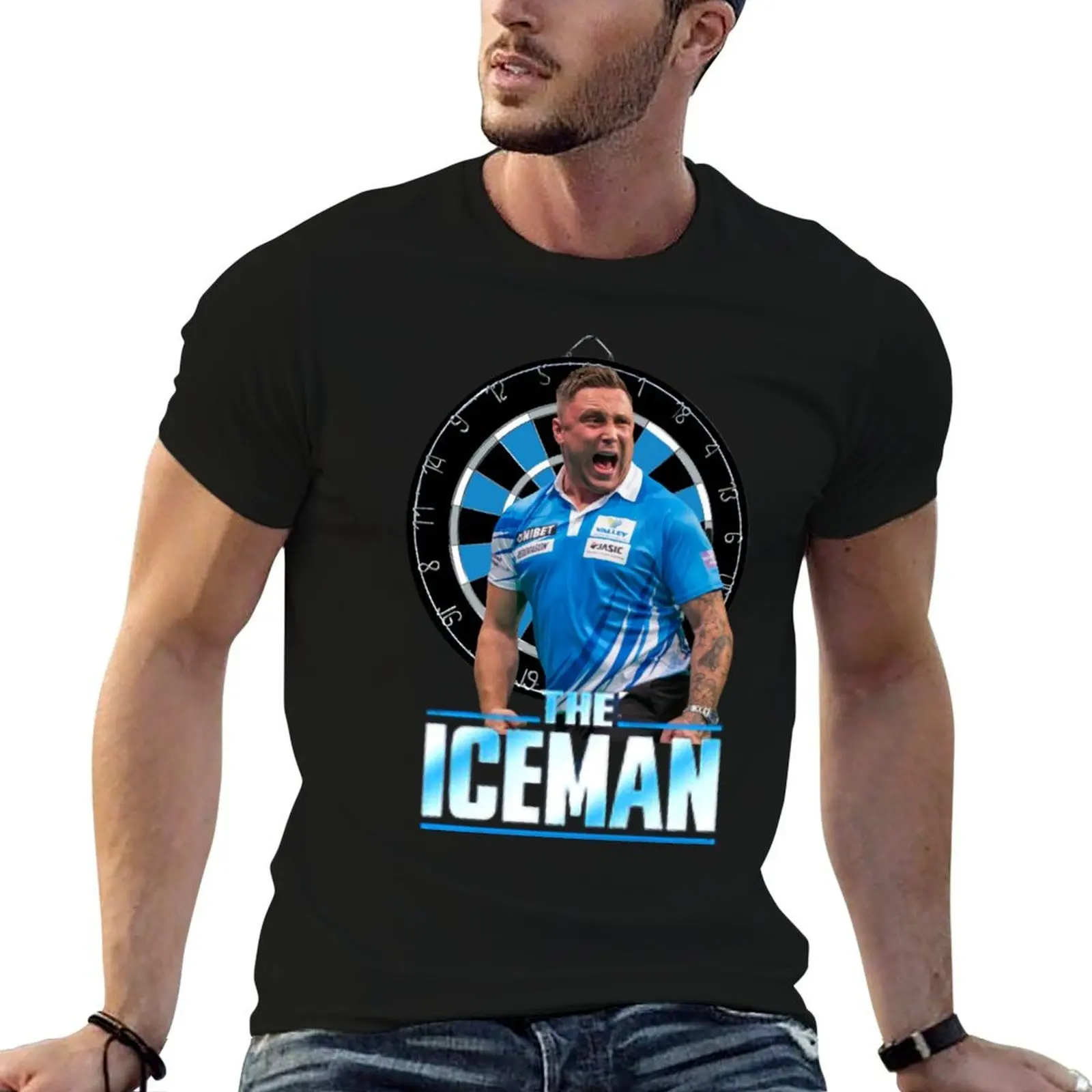 

Gerwyn price Darts -Wales The Iceman Darts PDC 2022- the ice man Gerwyn price T-Shirt t shirt custom print T-Shirt