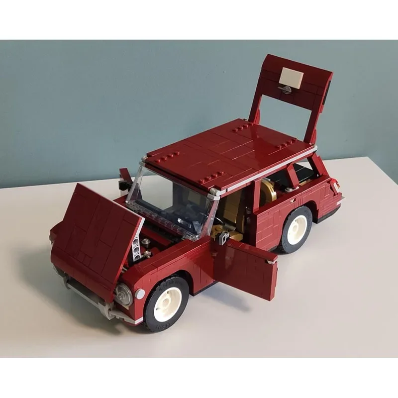 MOC-127028 petit camion voiture de tourisme modèle nuits de construction • 983 pièces anniversaire des enfants blocs de construction voiture jouet cadeaux