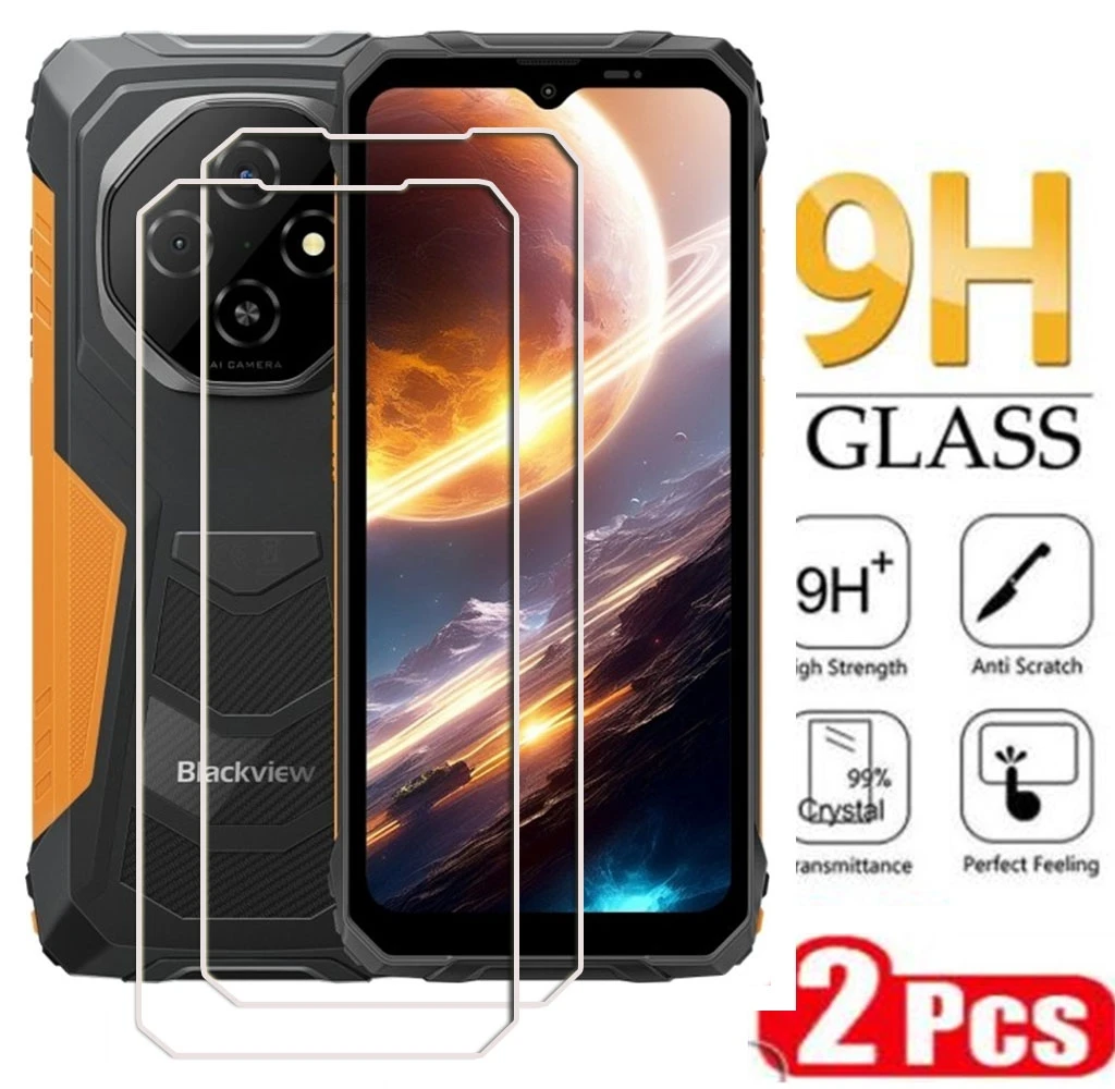 2PCS 9H HD Tempered Glass For Blackview Fort 1 6.56"2025 BlackviewFort1 Fort1 Fort 1 Screen Protective Protector Cover Film