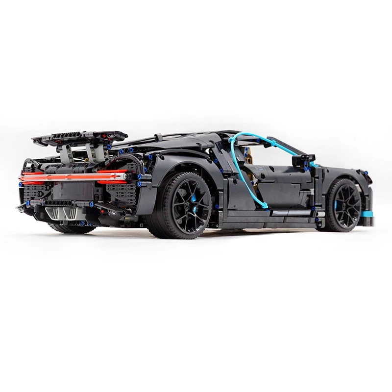 Nouveau véhicule technique Super sport Hypercar MOC-40002 modèle R8 SpyderR bloc de construction briques Puzzle bricolage jouets cadeaux de noël enfant