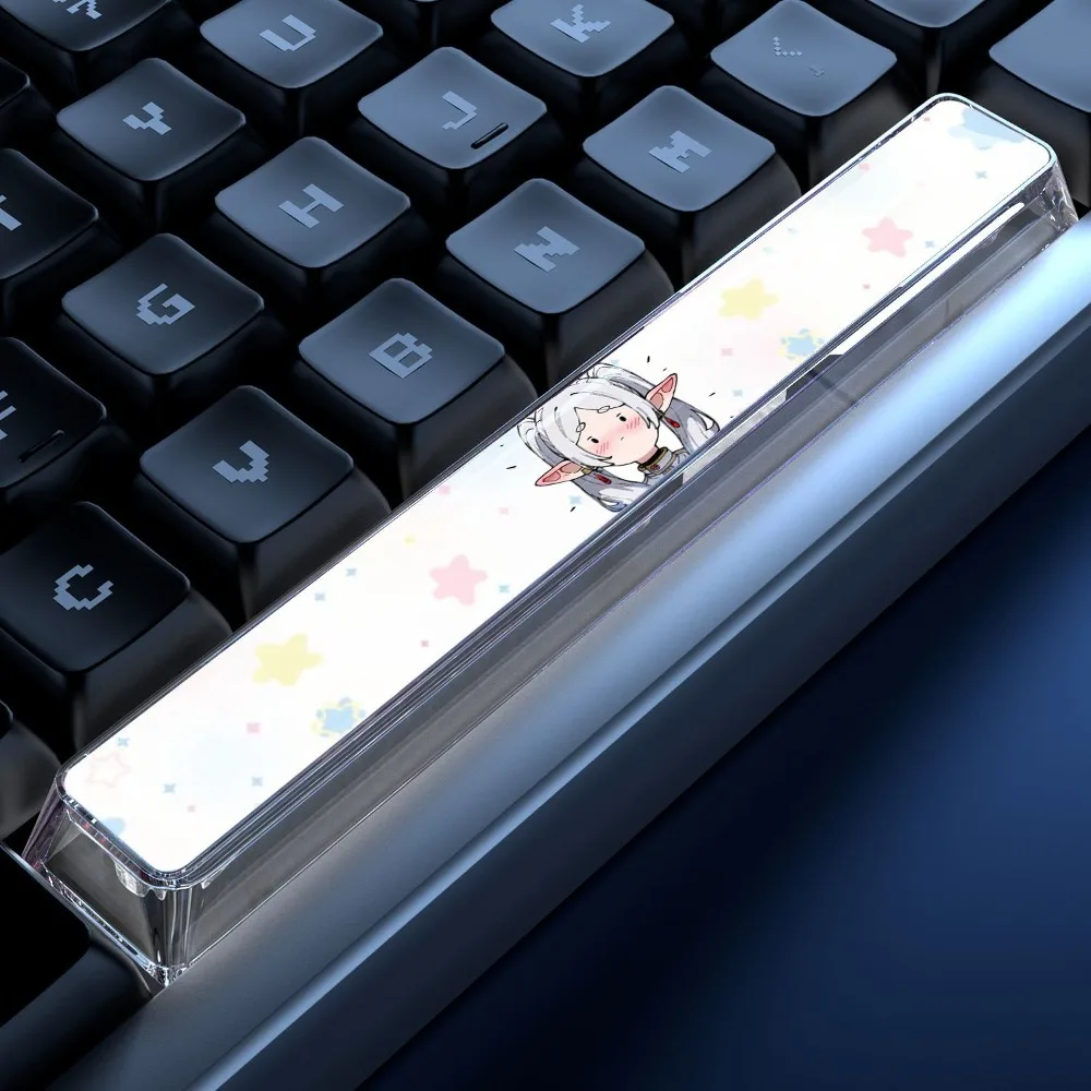 Anime Frieren: Beyond Journey's End Spacebar Keycap Mechanical Keyboard Cross-Axis Keyboard Accessories