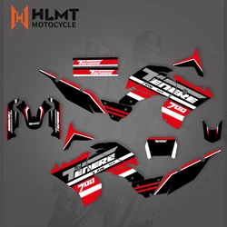 HLMT-fondos gráficos personalizados para motocicleta, pegatinas para Yamaha Tenere 700, T7, T700, XTZ700, 2019, 2020, 2021, 2022, 2023