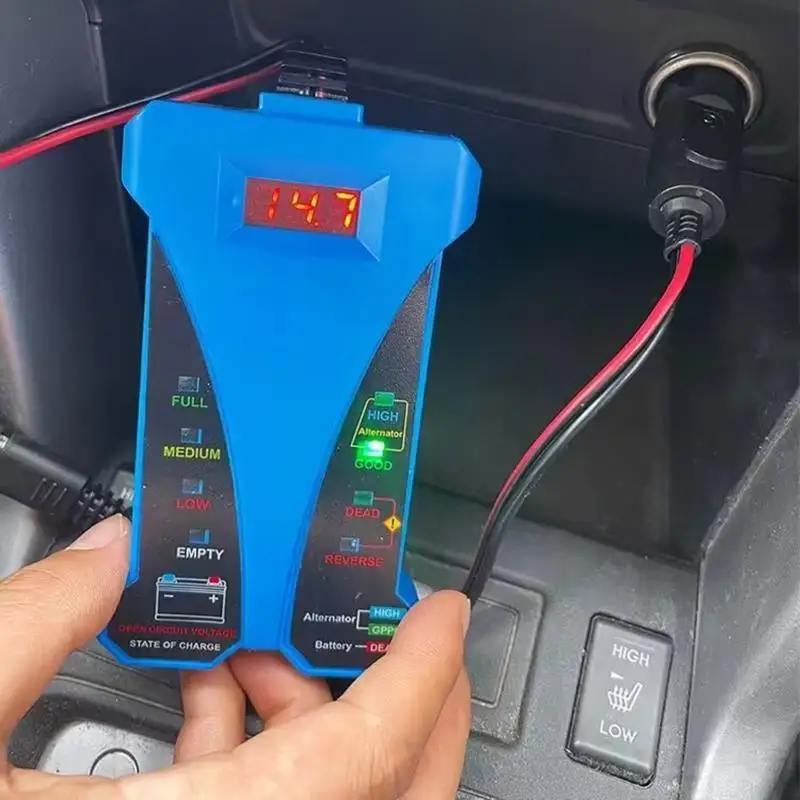 

E7CA авто мотоцикл тестер детектор неисправностей батареи цифровой тестер генератора универсальный автомобильный диагностический