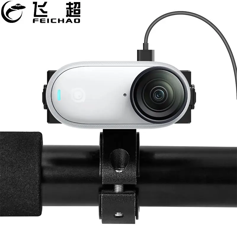 

Вращающаяся на 360° магнитная основа для Insta360 GO3/GO3S, кронштейн для камеры с большим пальцем, быстроразъемный адаптер, зажим для велосипедного руля, крепление