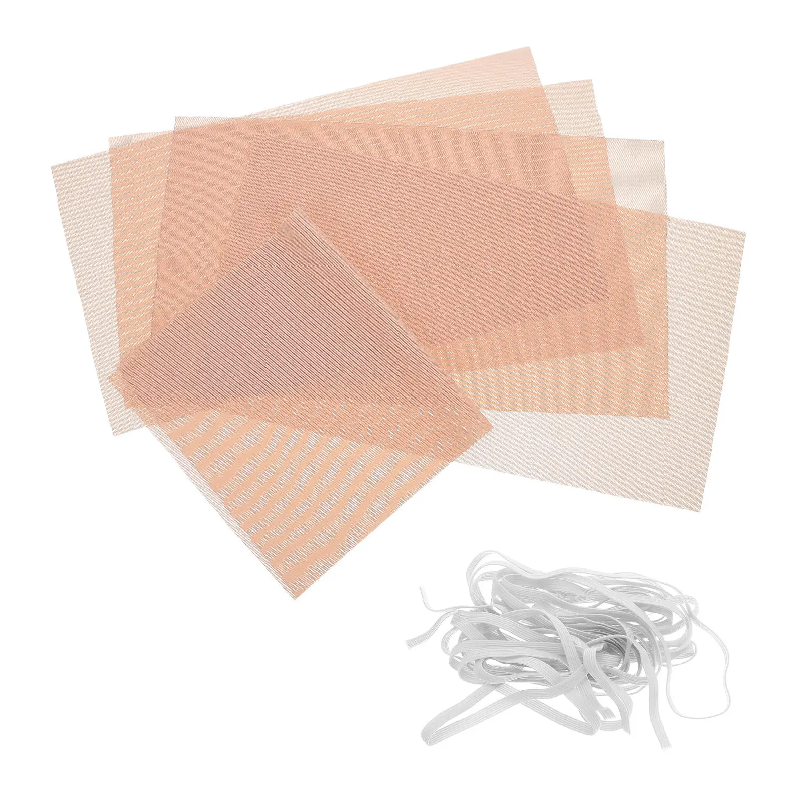 

5Pcs Mini Net for Bjd: Fine Material Inner Cap for Easy Hair Arrangement and Dynamic Display Support Costume Base
