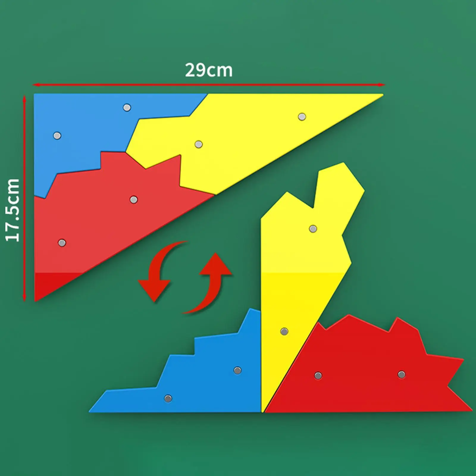 Triangle Interior Angle Sum Demonstrator Compact for School Student Children