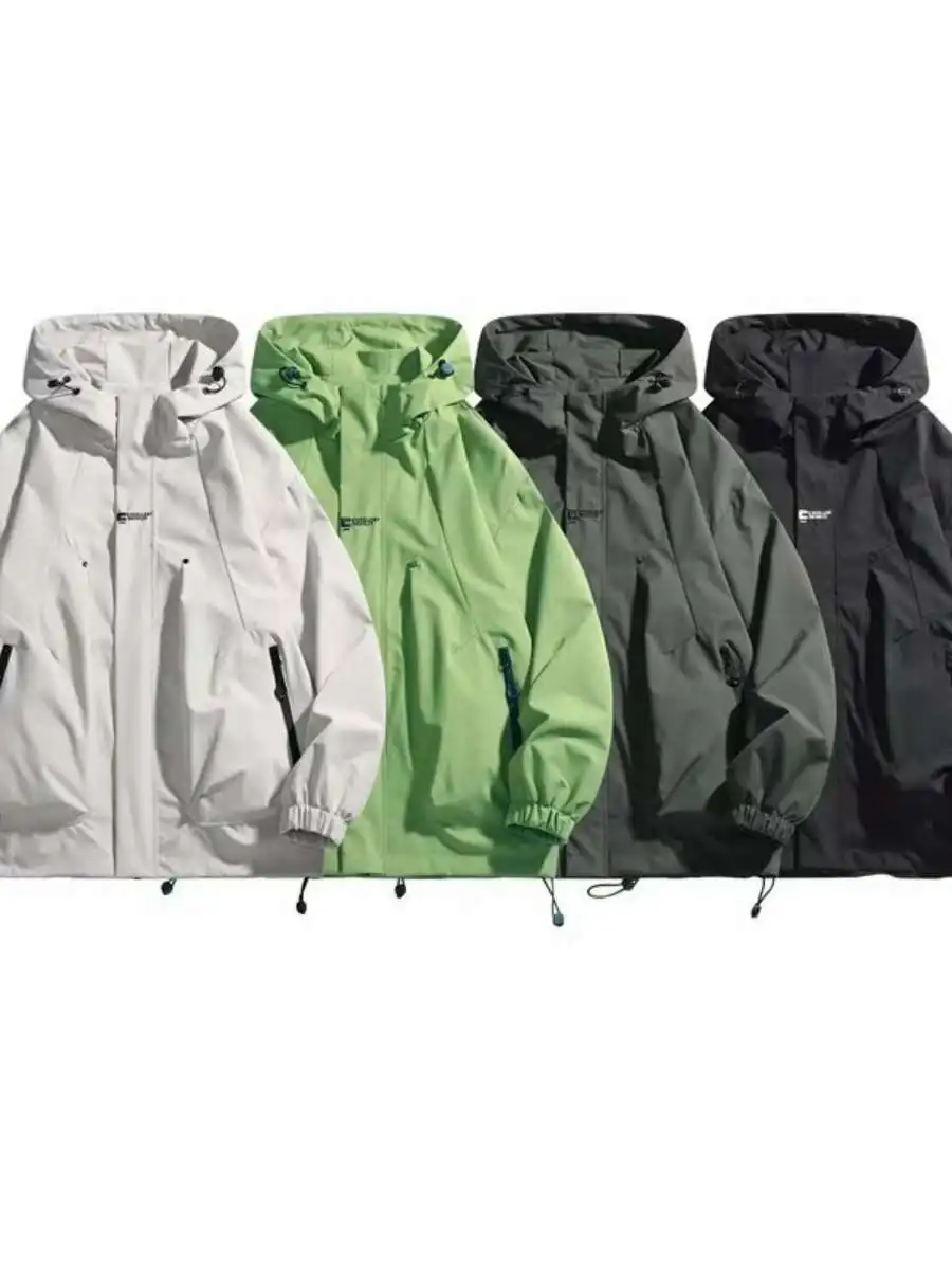 

Весенне-осенняя новая мужская одежда для скалолазания на открытом воздухе, ветрозащитная водонепроницаемая полиэфирная ткань, рабочая одежда Utili ket Street Trend