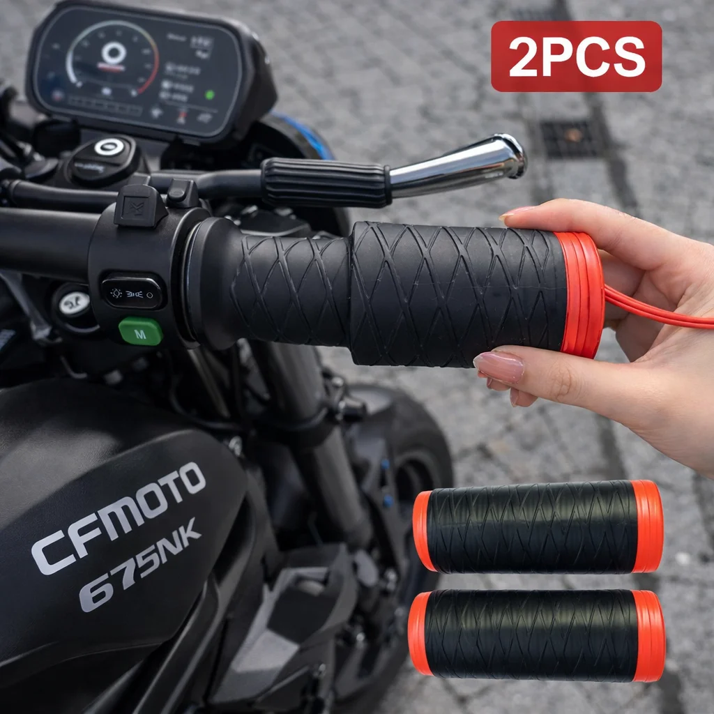 Motorcycle Silicone Handlebar Cover For CFMOTO 675NK 675sr 675sr-r 675 SR SR-R NK Self Shrinking Non-Slip Motorcycles Grip Cover