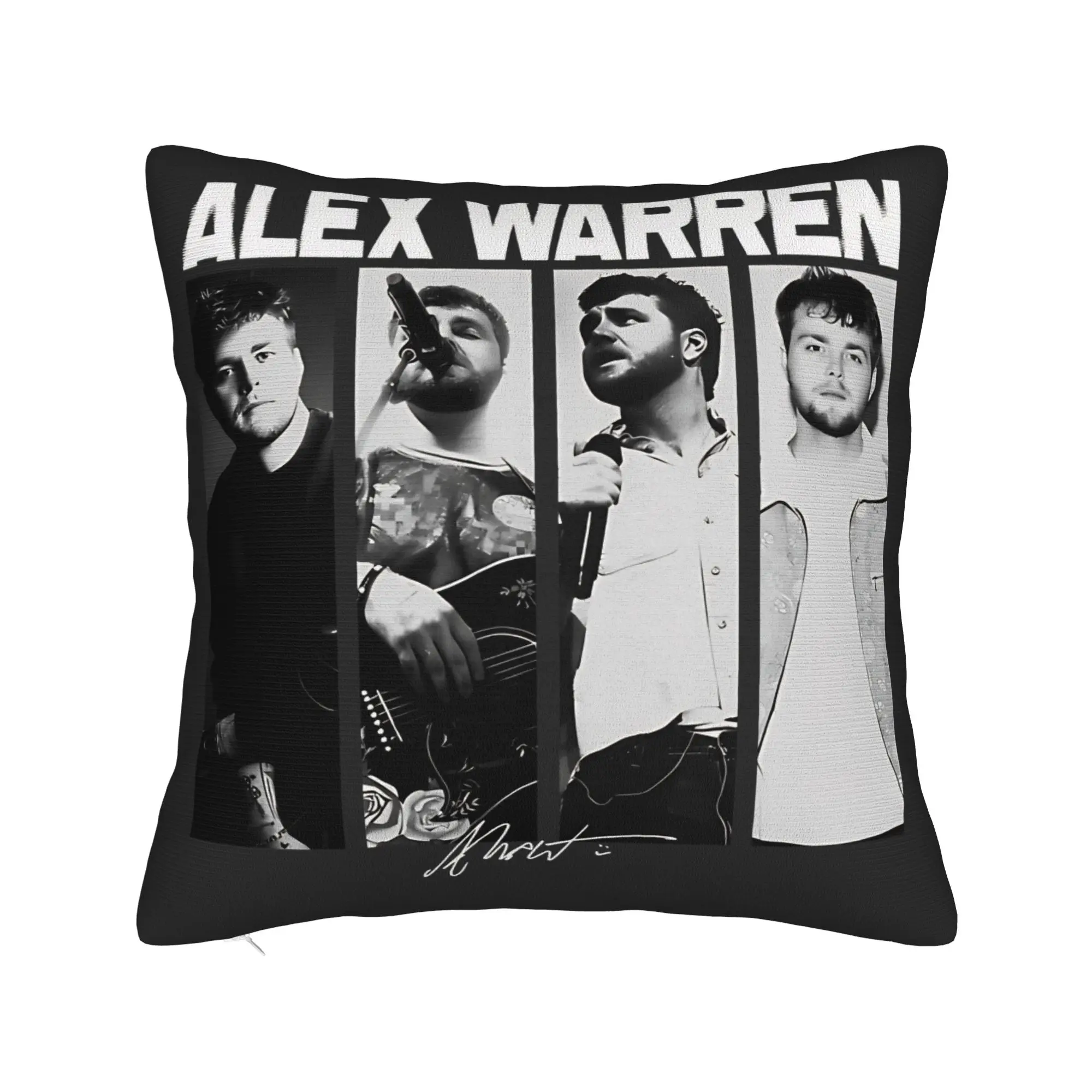 Singer A-Alex W-Warren Pillow Case  Comfy Pillow Cover Kawaii Pillowcases For Office Car Home Decor