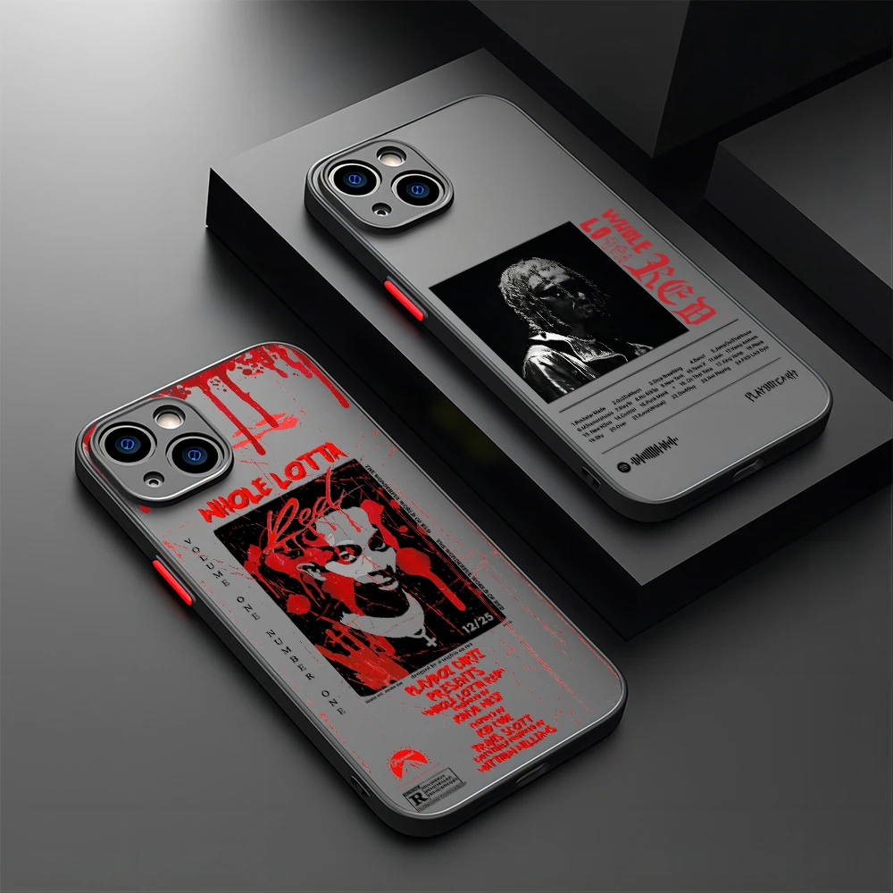 Playboi Carti Rapper Phone Case For iPhone 15 14 13 12 11 Mini Pro Max X XR XSMax 7 8 Plus New Hot Matte Transparent Back Cover