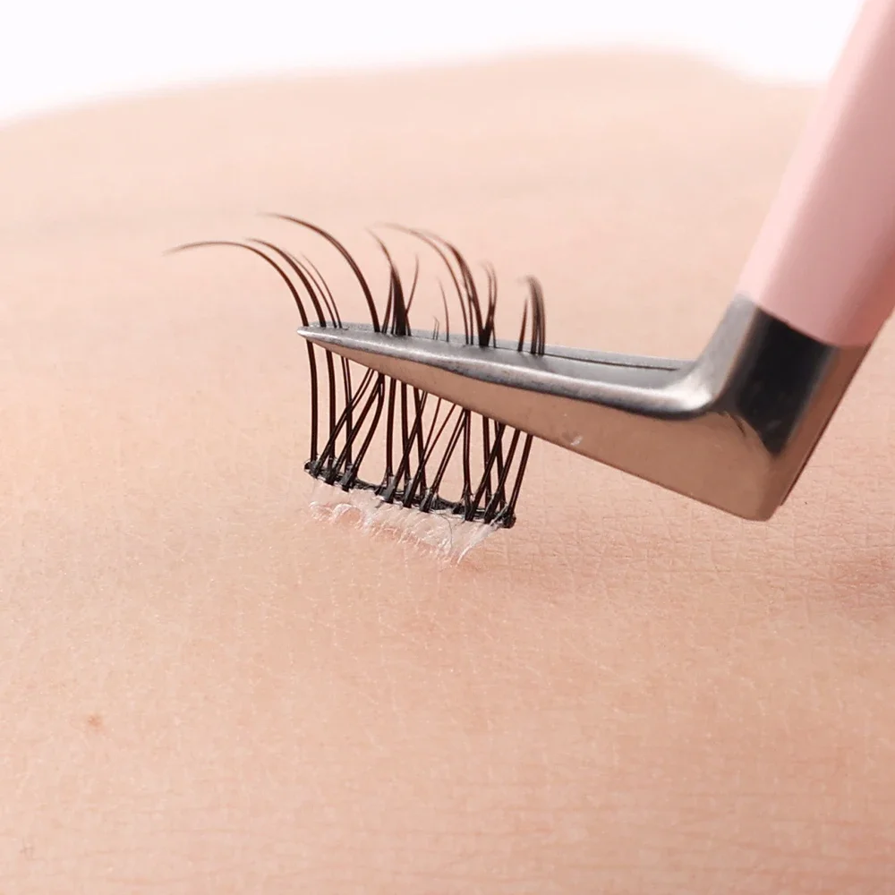 120 Teile/schachtel Einzelne Cluster Wimpern 3D Fischschwanz Seide Falsche Wimpern Natürliche 11mm Cluster Wimpern Make-Up Ausgestellte Werkzeuge