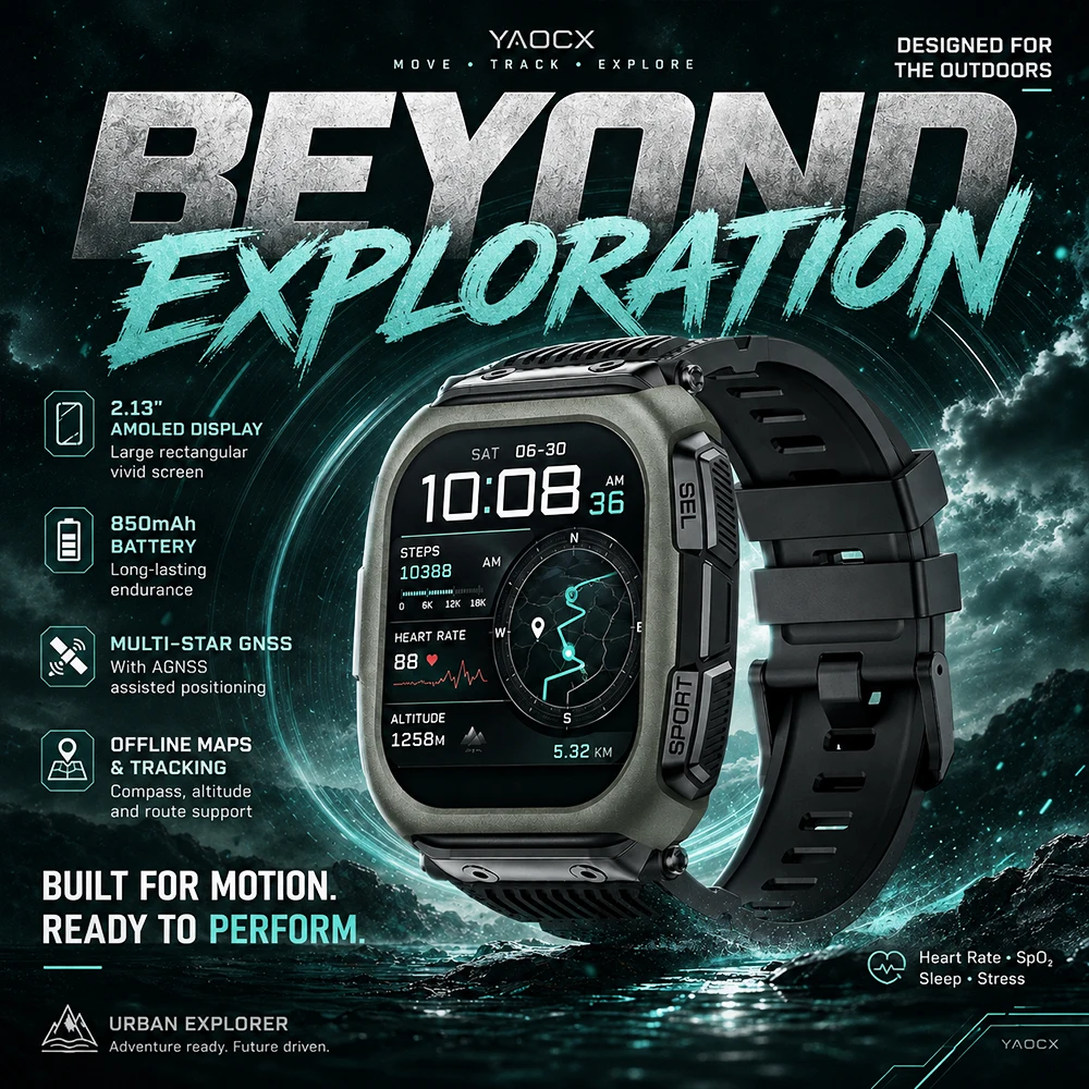 Rugged Smart Watch 2.13