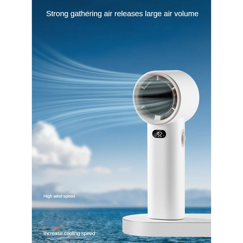 AB15-Violent Blower Multifunctional Turbo Fan Jet Fan Strong Fans Handheld Turbo Blower High Wind Speed With Refrigeration