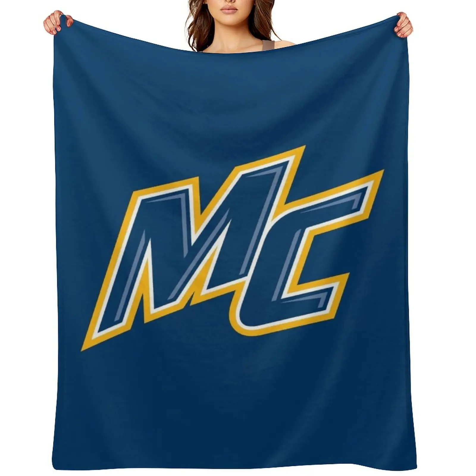 

Merrimack Warriors Throw Blanket Moving Warm Soft Bed covers Blankets