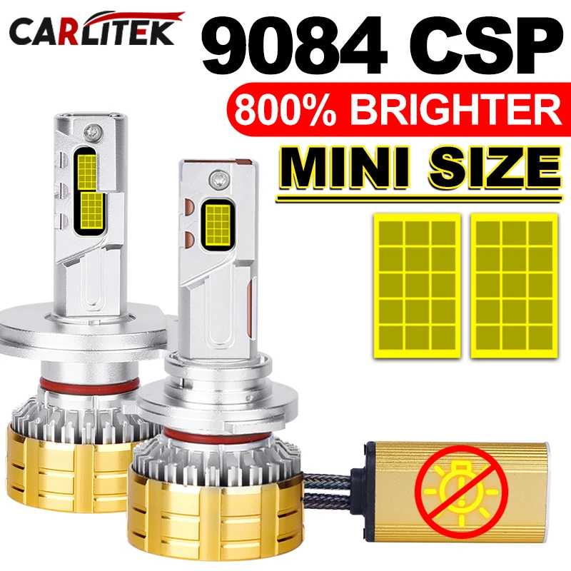 

CARLitek H7 H4 LED Headlight K5C Canbus H11 H8 H1 HB3 9005 HB4 9006 9012 HIR2 H9 H16 6000K 30PCS 9084 CSP Chips Car Lights 12V