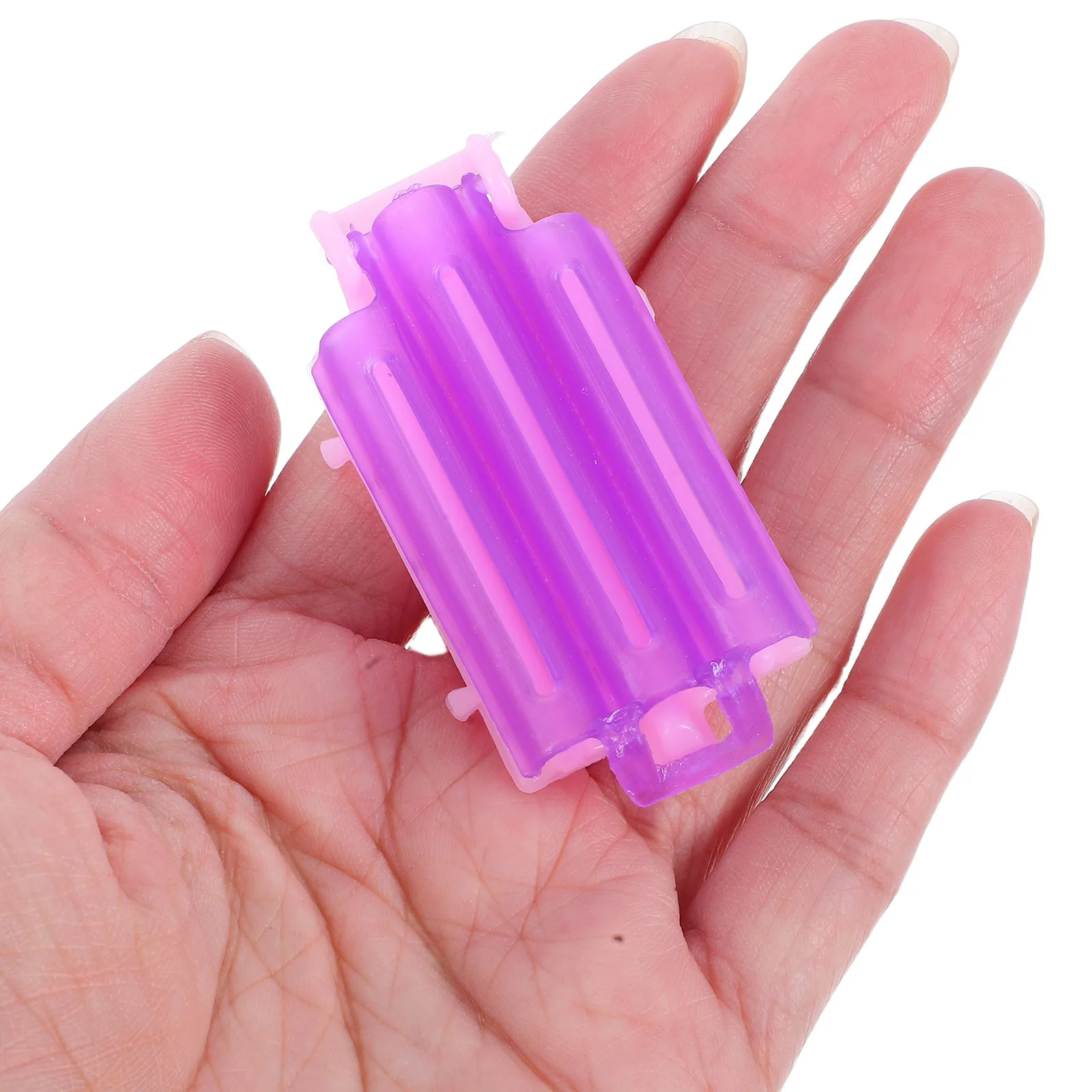 

45 шт., щипцы для завивки волос, смоляные волнистые стержни для завивки волос, простой в использовании, не повреждающий инструмент для укладки волос для салона, домашнего использования, фиолетовый, розовый