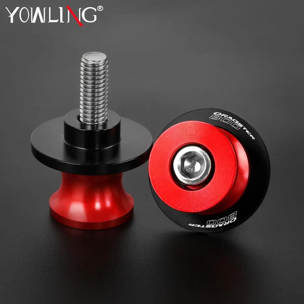 For MV AGUSTA Dragster800 Dragster 800  8MM Motorcycle Accessories CNC Aluminum Swingarm Spools Slider Rear Stand Screws