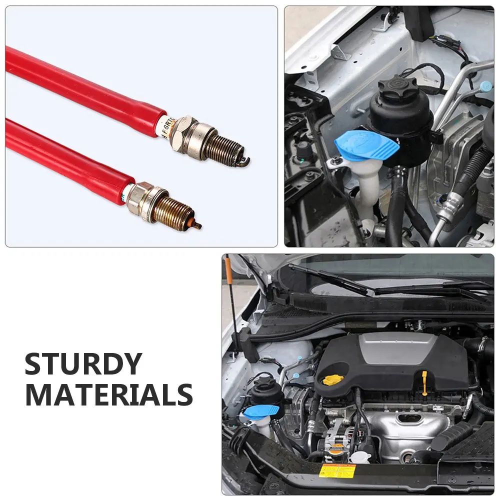 

2Pcs Car Spark Plug Socket Rubber Lightweight Portable Spark Plug Installer Removal Tool Automotive Automotive Repair Tools