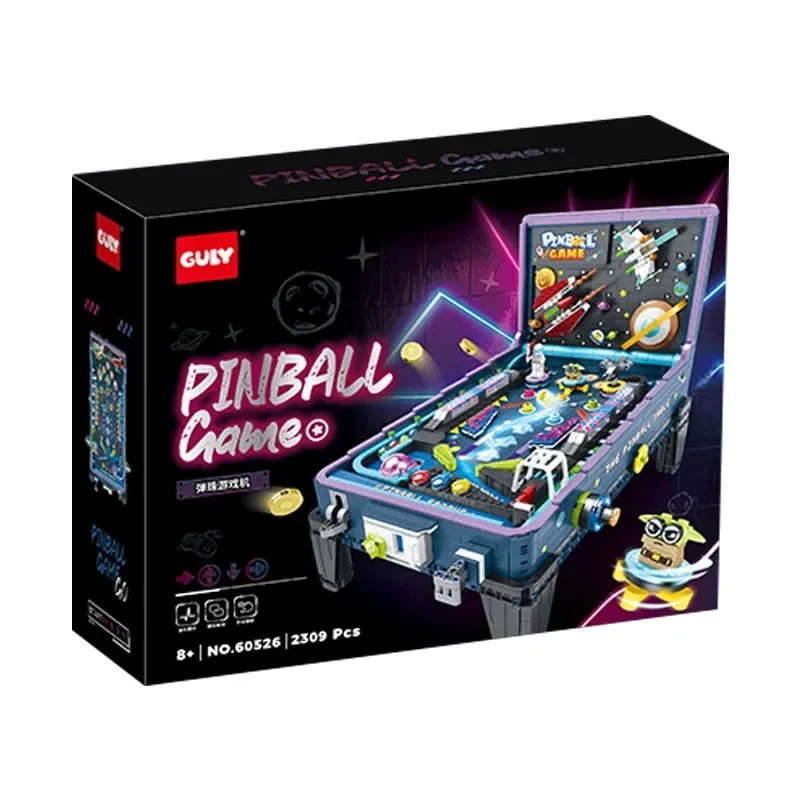 

MOC Idea Game Machine Pinball Table Building Blocks Bricks Model Assembling DIY Toys for Boys Christmas Gifts Set Creative Play