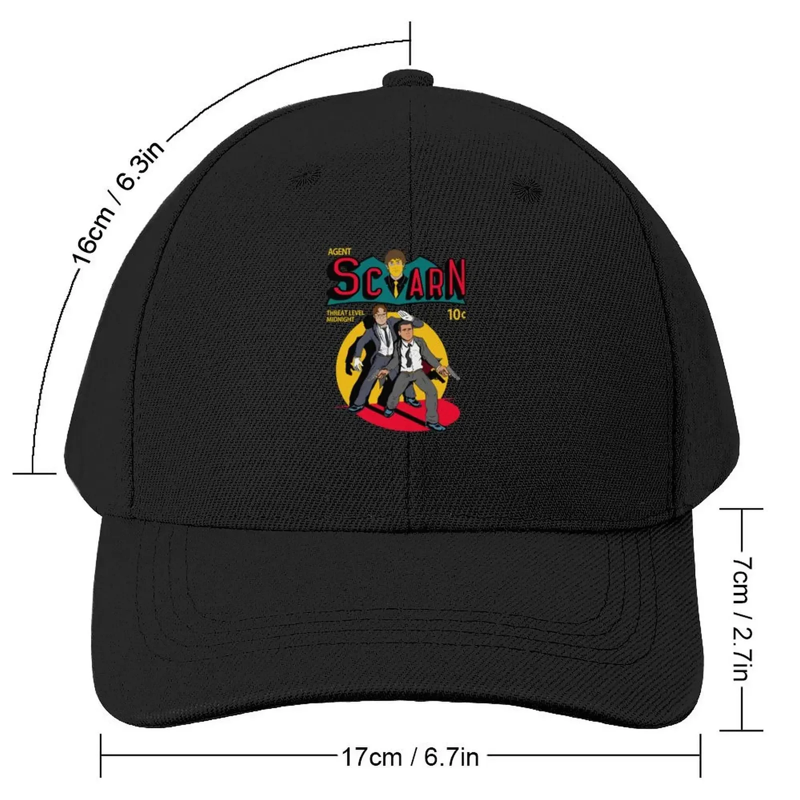 Agent Scarn Comics Baseball Cap Military Tactical Cap Bobble Hat Golf Hat Women's Hats Men's