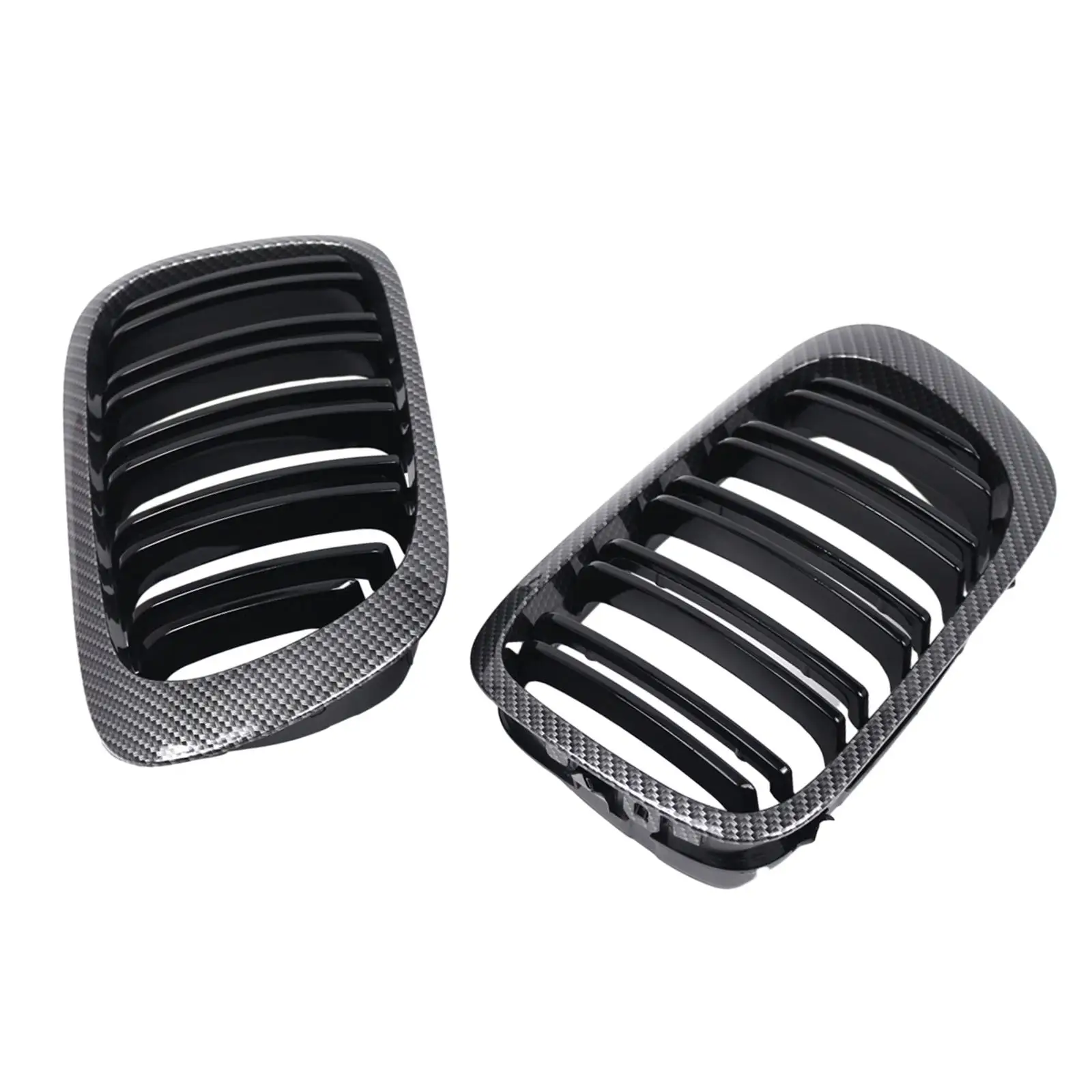 

2 Pieces Front Kidney Bumper Grille Car Exterior Parts for BMW Coupe 2 Door E46 Cabridet 2 Door Convenient Installation premium