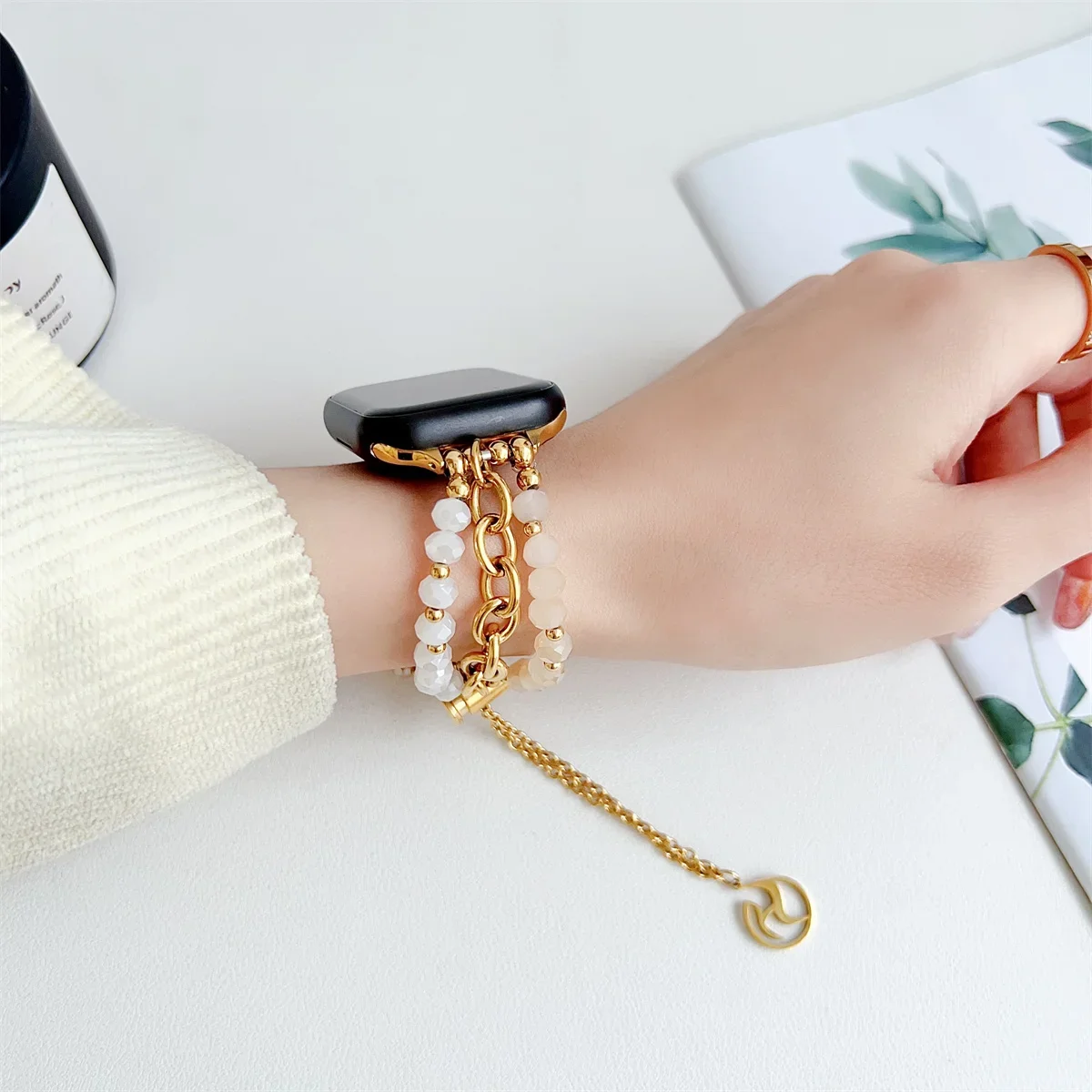 Sieraden Horlogebandje voor iWatch Ultra 2 Serie 10/9/8/7/6/5 Mode Armband Horlogebandje 42/44/45/46/49mm 38/40/41mm_voghion.com