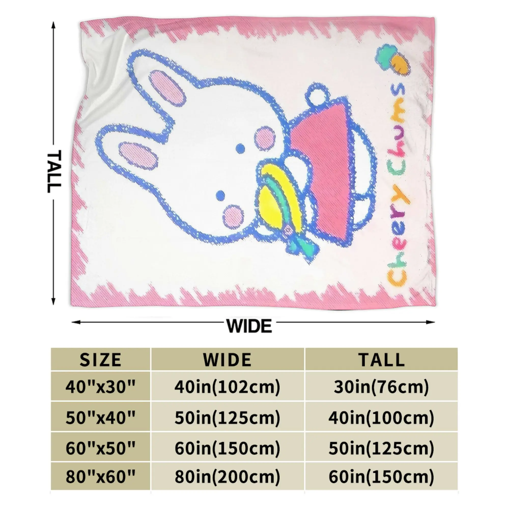 يهتف Chums البطانيات الناعمة الطلاب أفخم رمي بطانية الجدة غرفة المعيشة الفانيلا المفرش غطاء سرير أريكة