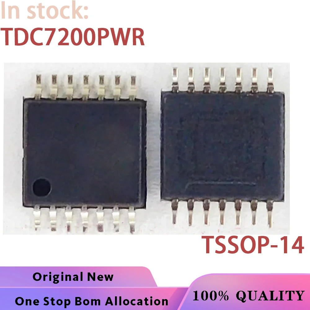 (10PCS) 100% New TDC7200PWR TDC7200PW TDC7200 T7200 SOP-14 IC bga Chipset