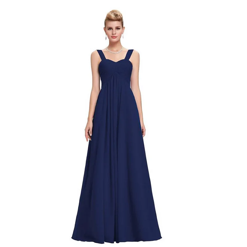 Uma linha chiffon elegante alças flores plissado fora do ombro vestidos de dama de honra festa de casamento formal baile de formatura noite rendas acima de volta