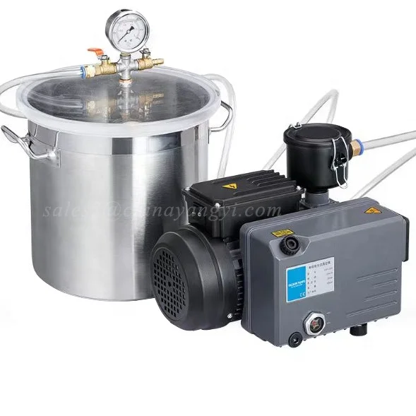 

SV020 6.6L/S 750Kw Single Stage Oil Sealed Rotary Vane Vacuum Pump for Food Package, Industrial with Vacuum Chamber