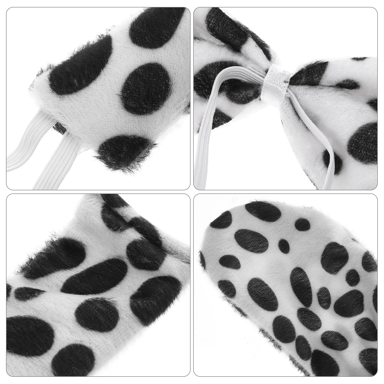 6 sztuk Opaski na głowę ze zwierzęcymi uszami na Halloween, uszy lisa, ogon, akcesoria do cosplayu