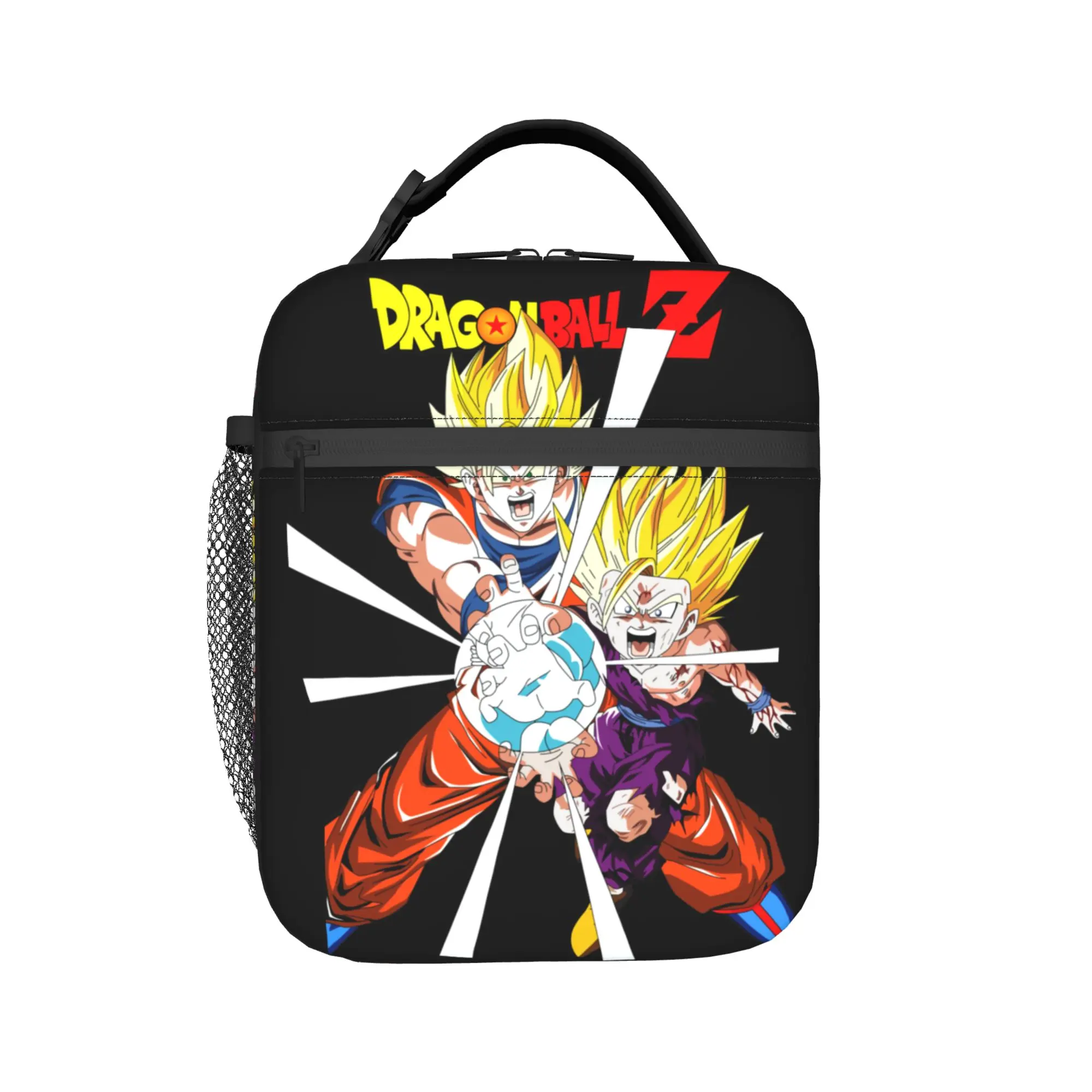 D-Dragon Ball Thermal Insulated Lunch Bags for Office Japanese Anime Portable Food Bag Container Cooler Thermal Lunch Box