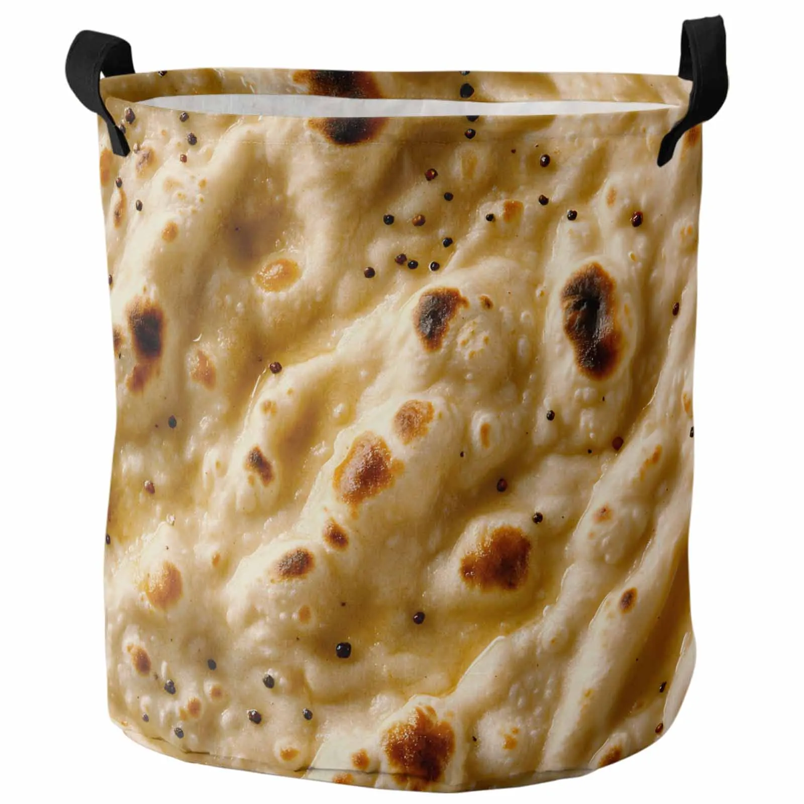 

Realistic Fun Food Burritos Foldable Dirty Laundry Basket Kid's Toy Organizer Waterproof Storage Baskets