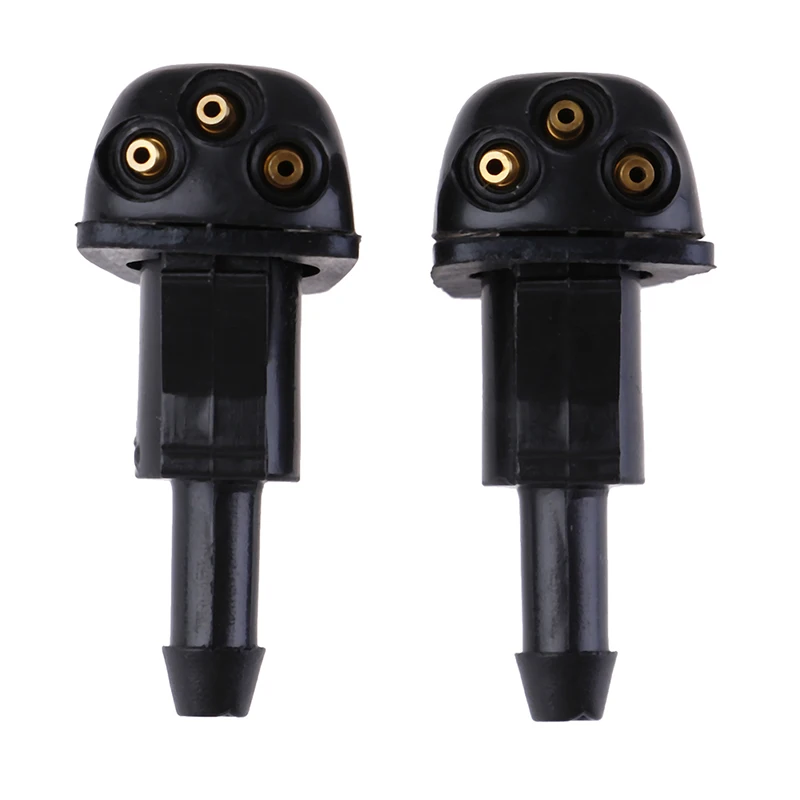 New 2Pcs Plastic high quality Windshield Wiper Washer Spray Nozzle