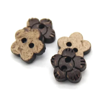 10mm 꽃 코코넛 갈색 나무 단추 의류 어린이 셔츠 인형 해바라기 바느질 DIY 공예 어린이 스크랩북, 도매 Best5 10mm 꽃 코코넛 갈색 나무 단추 의류 어린이 셔츠 인형 해바라기 바느질 DIY 공예 어린이 스크랩북, 도매 Best5