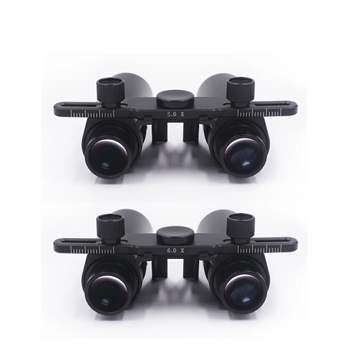 Imagen 2 del producto Accesorios para lupas LED dentales, lupas binoculares 2.5X 3.5X, lupas 4X5X6X para faros quirúrgicos, piezas de repuesto para odontología