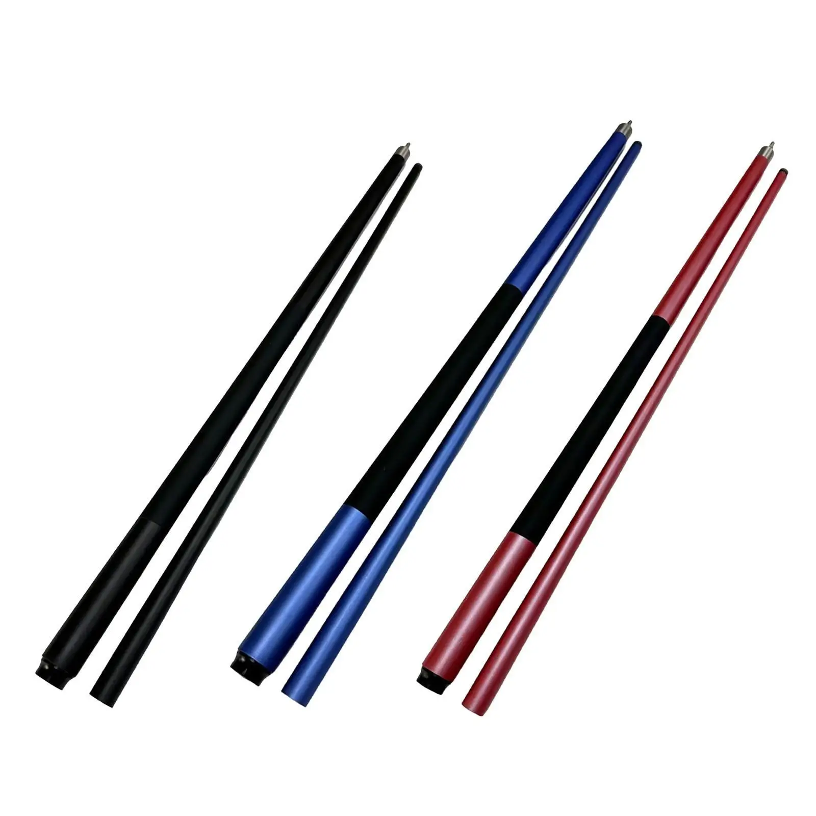 

57.87inch Billiard Cue Lightweight Portable Anti Slip Grip Snooker Cue Two Sections 13mm Cue Tip for Table Bar House Practice