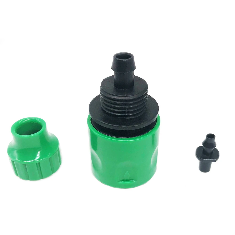 Multi-Size Garden Hose Quick Connectors - 4/7mm, 1/4