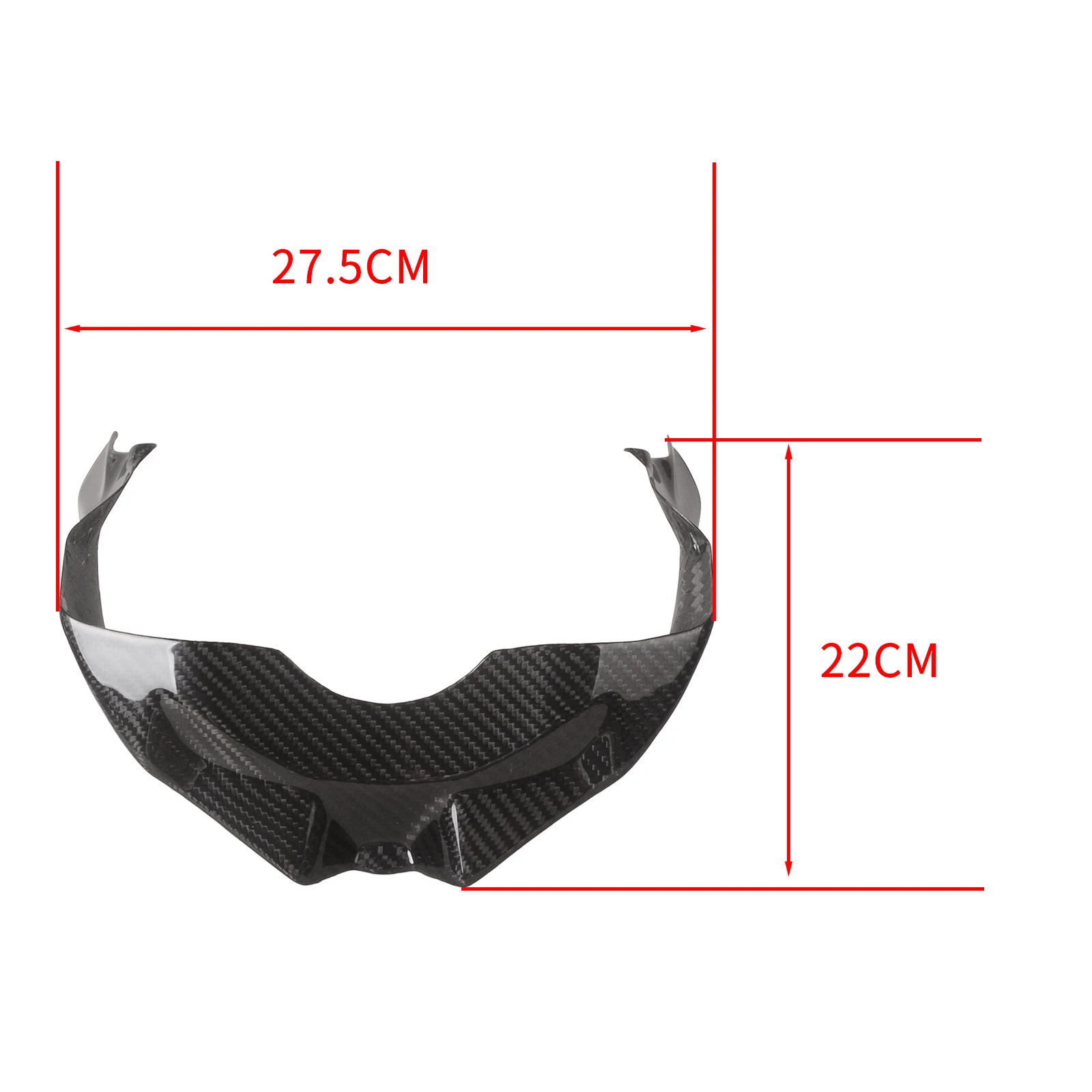 100% Real Carbon Fiber Front Fairing Lower Part Cover Motorcycle Modification Twill Fairing Panel For Ducati Streetfighter V4