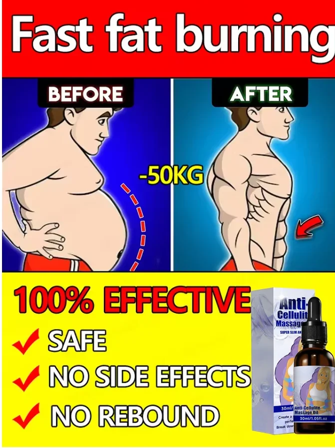 

Slimming oil burns fat and reduces abdominal fat