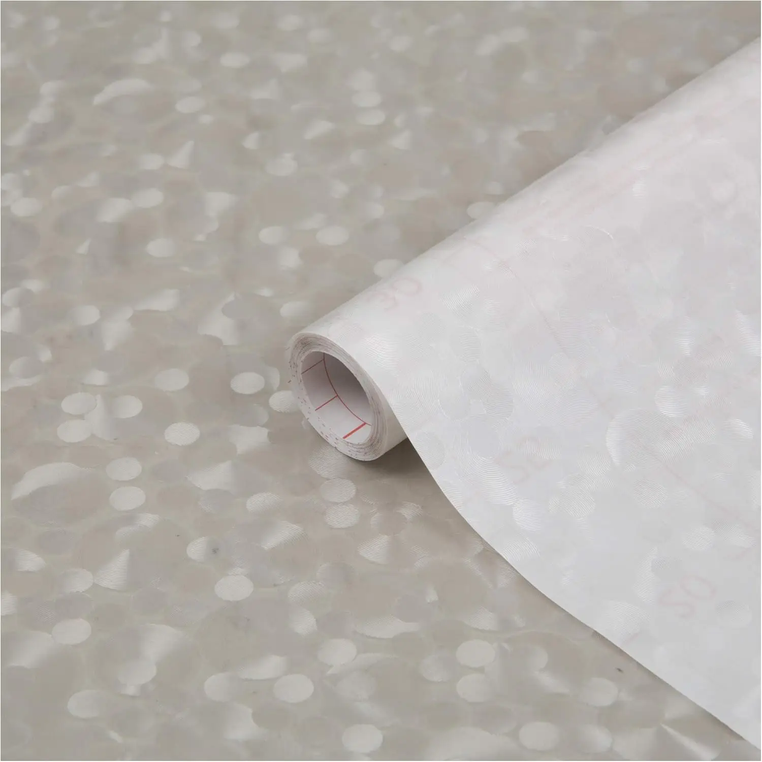 

Self-Adhesive Privacy Glass Window Film, 17" x 78" Roll, Pearl - Decorative & Removable