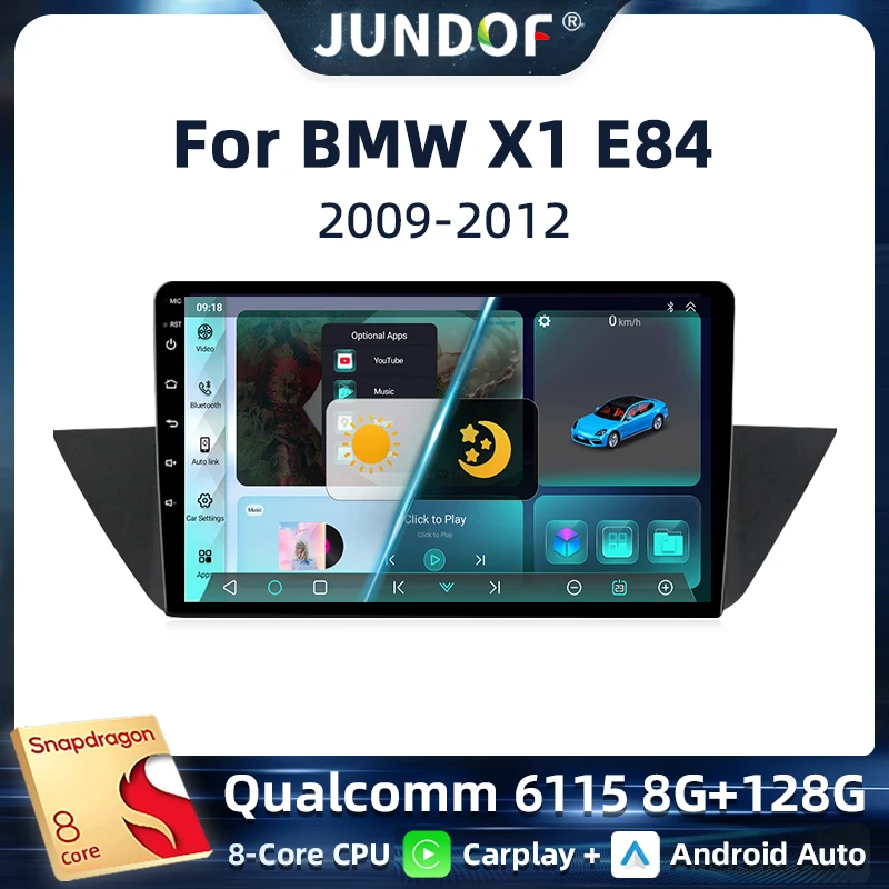 

Android 13 Car Radio For BMW X1 E84 2009 - 2012 Qualcomm 4G LTE 5G WIFI BT Head Unit Multimedia Stereo Video Player QLED NAVI