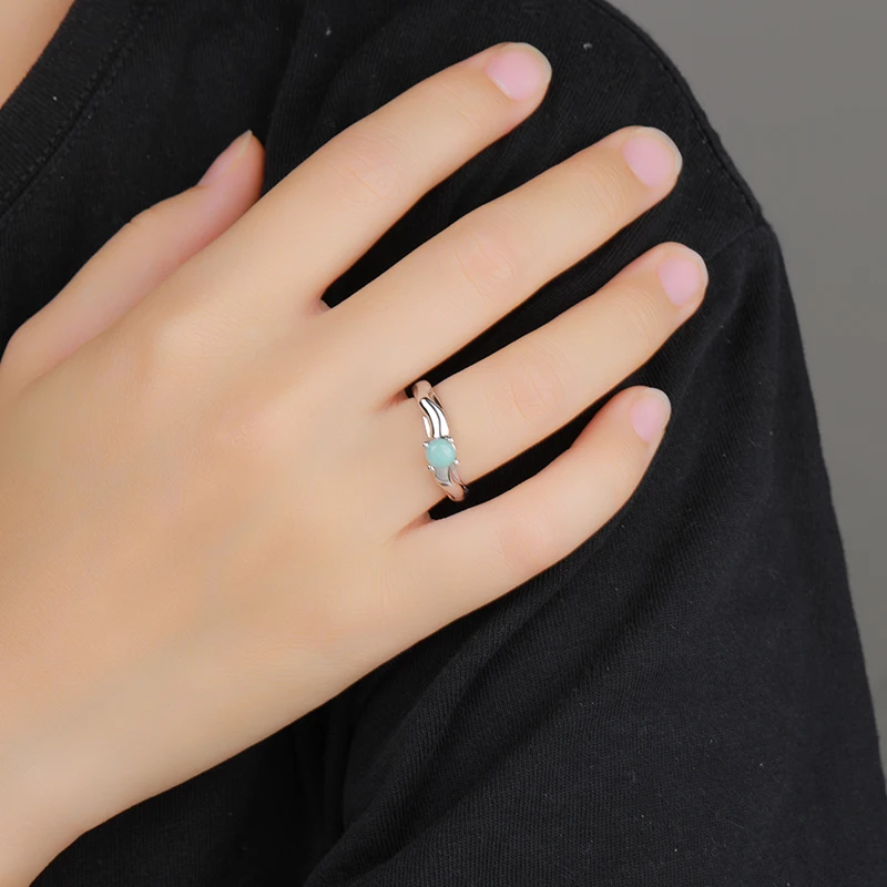 XYOP 2024 Makes Camellia Larimar Ring Stunning And Charming