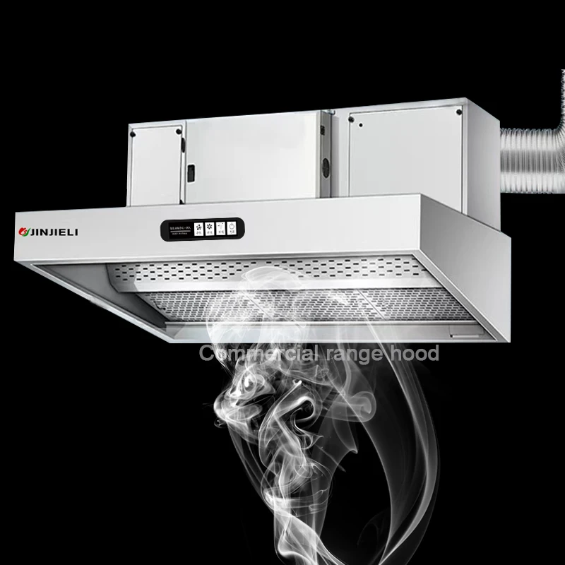 Commercial Kitchen Range Hood Premium Stainless Steel Baffle Grease Filter for Hotel & Restaurant Gas Disposal Machinery