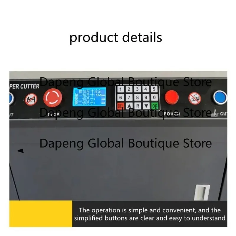 Digital Electric Paper Guillotine Cutter A3 Size Notebook Document Trimming Cutting Equipment Multiple Width Options