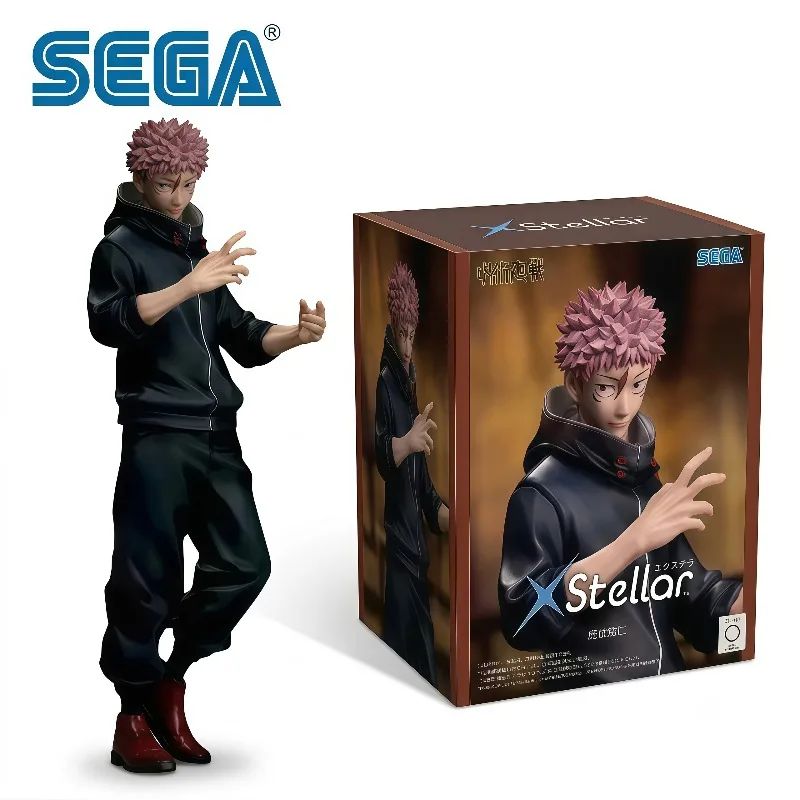 In Stock 100% Original SEGA Stellar Jujutsu Kaisen Yuji Itadori Premium Anime Collectible Figure Desktop Home Office Decor Gifts